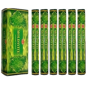 Moldavite 120 Incense Sticks (6 x 20 stick packs)